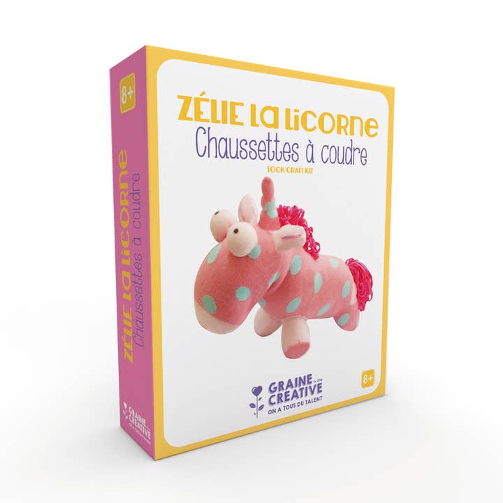 Graine Créative - Wholesale Knitting/Crochet Supplies - UNICORN SOCK SEWING KIT0
