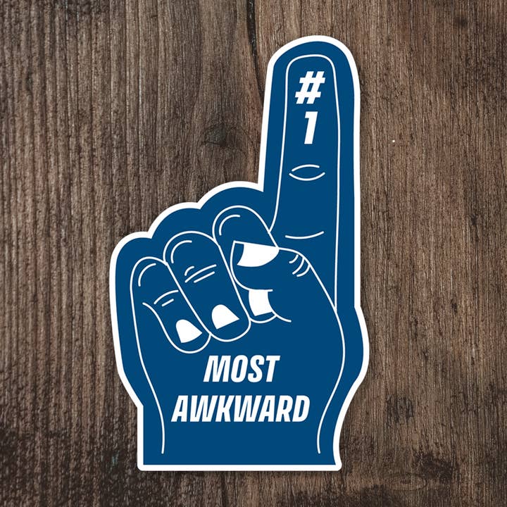 Banana Travels Press - Wholesale Sticker - Most Awkward1