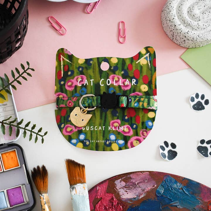 Niaski - Wholesale Pet Collar - Cat - Guscat Klimt Artist Cat Collar