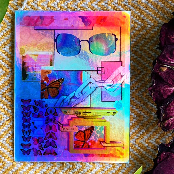 Sunglasses at Night Sticker • DoodleAllDayy for wholesale by Doodlealldayy