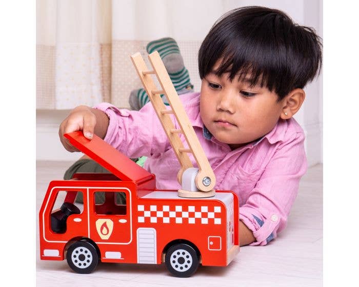 Bigjigs Toys - Wholesale Toy Car/Truck - Kids - City Fire Engine3