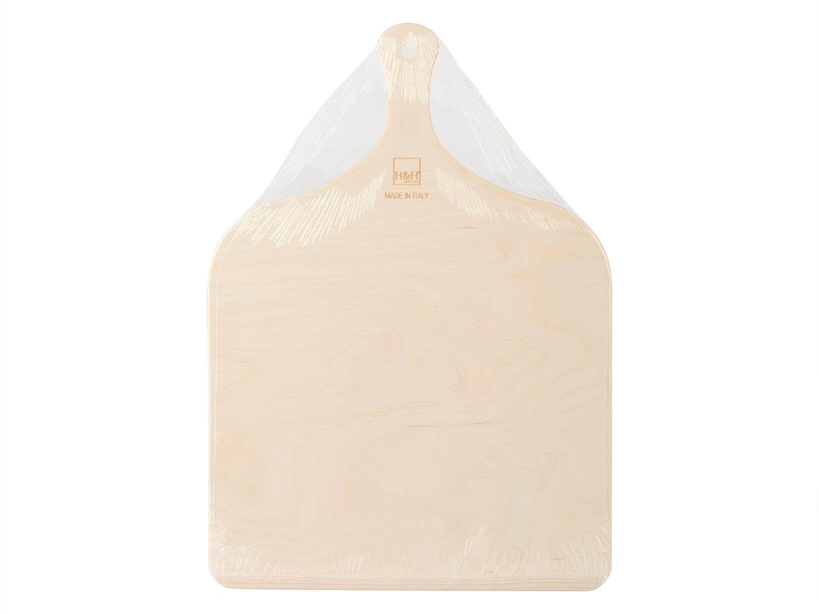 H&H – Engroshandel Pizzabræt – Let pizzaspade i træ til bagning, 42x30x0,6 cm1