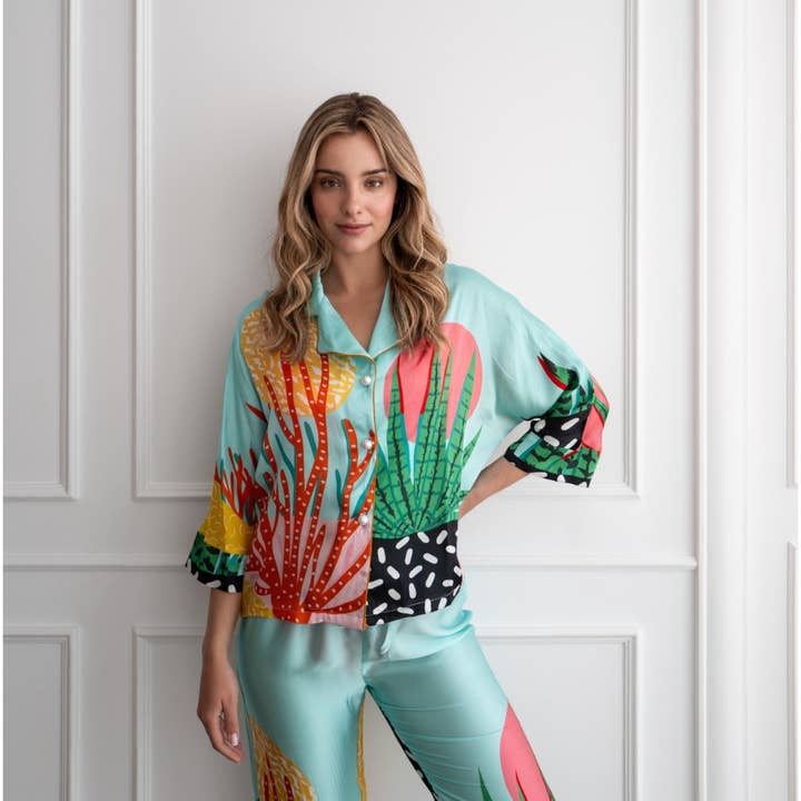 Bluse Loose Cut Under the Sea for wholesale by by Vivi. e. K.