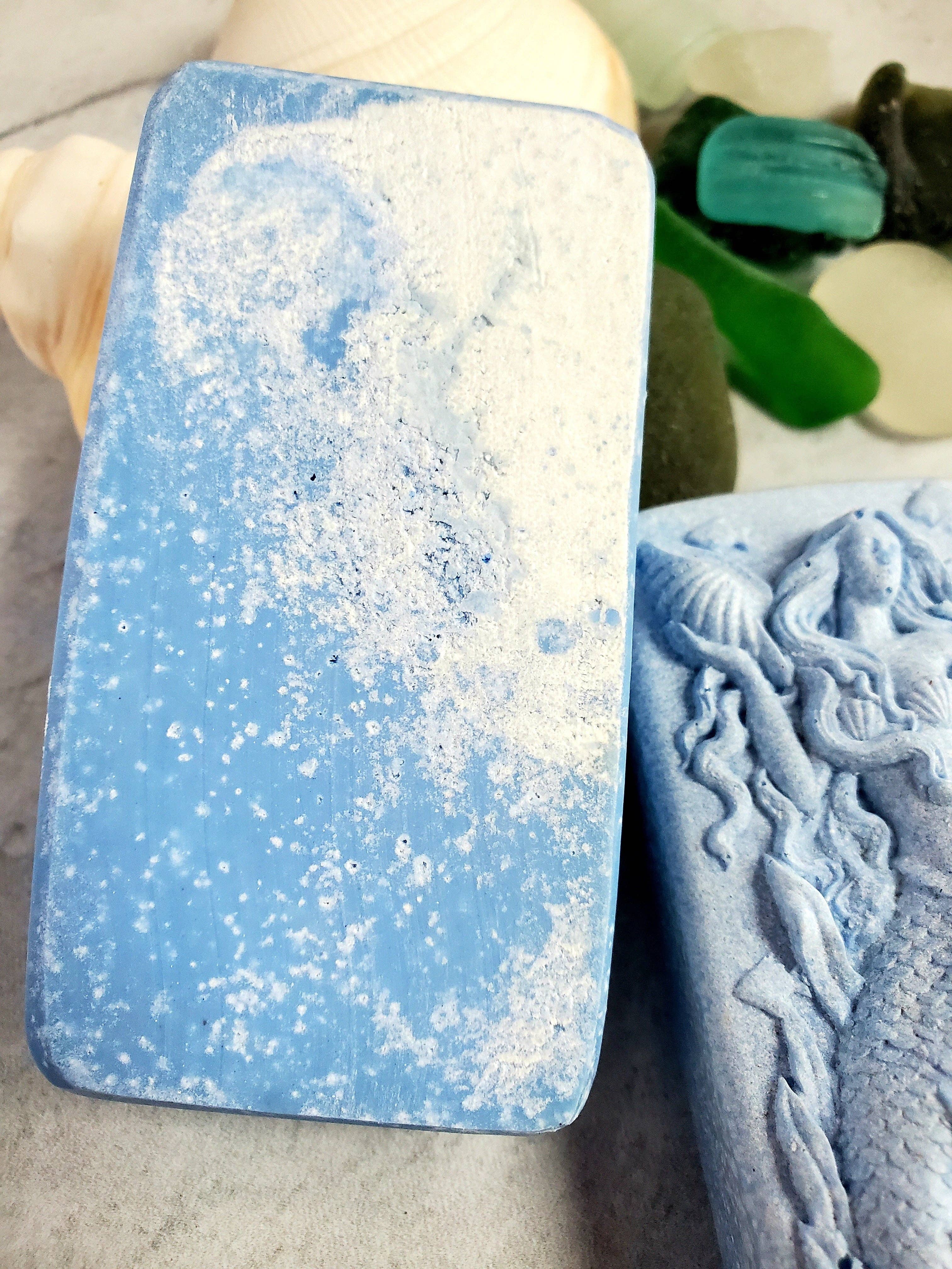 Fairyland Glade - Wholesale Bar Soap - Wild Blueberry Hidden Sea Glass Salt Soap Bar MADE TO ORDER11