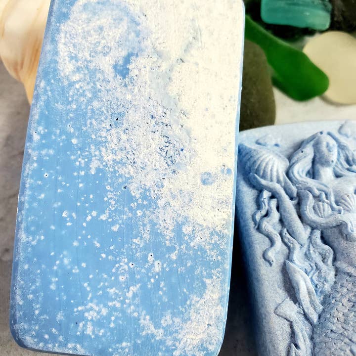 Fairyland Glade - Wholesale Bar Soap - Wild Blueberry Hidden Sea Glass Salt Soap Bar MADE TO ORDER11
