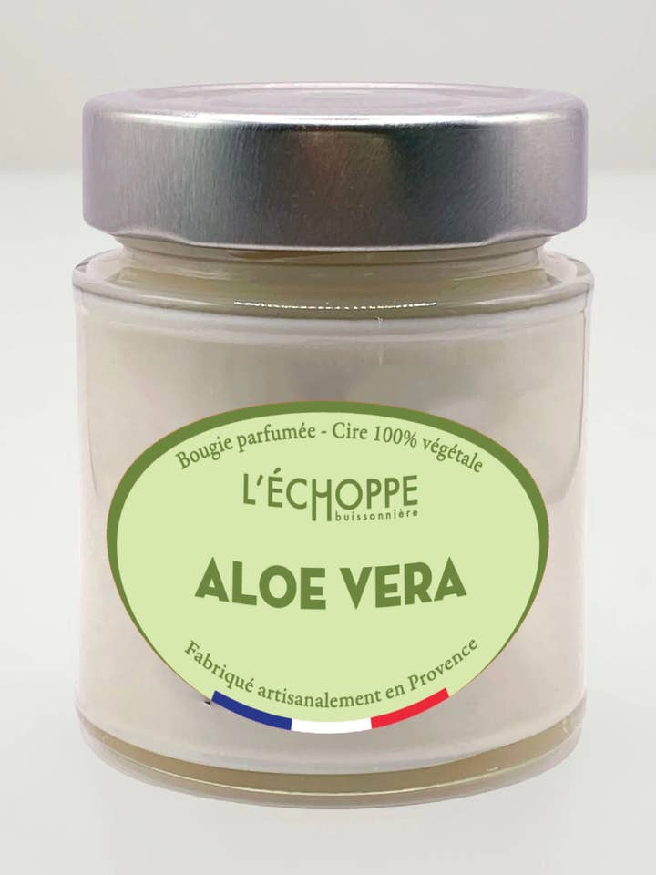 Aloe Vera - Scented candle 120g for wholesale by L'Échoppe Buissonnière