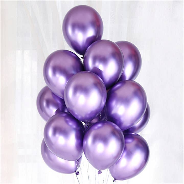 PatPat - Wholesale Balloon - 10Pcs Metallic Chrome Balloons Birthday