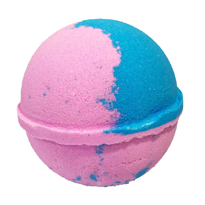 Cotton Candy Bath Bomb 12-Pack for wholesale by Swanky Sweet Pea