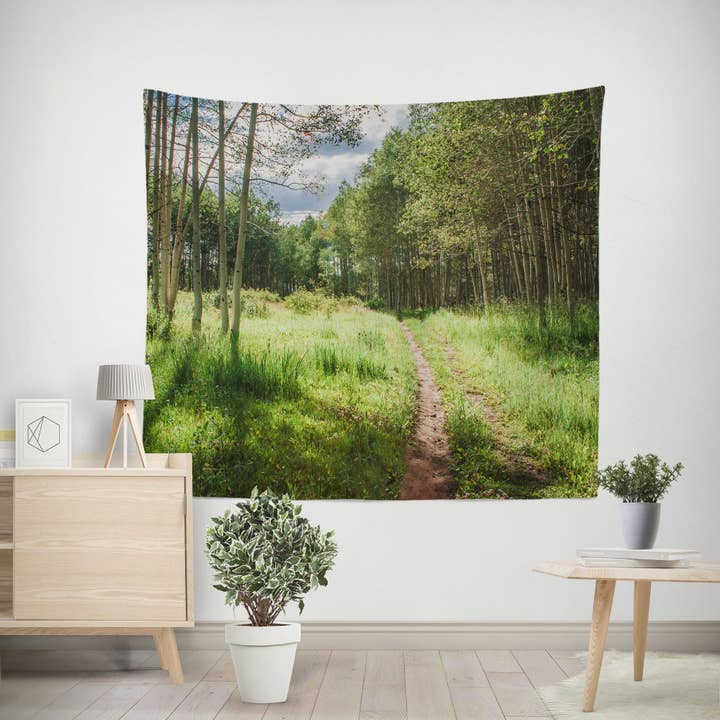 Tapisserie murale « L'été dans les Aspens », décor naturel de l'Utah pour la vente par lostkatphoto