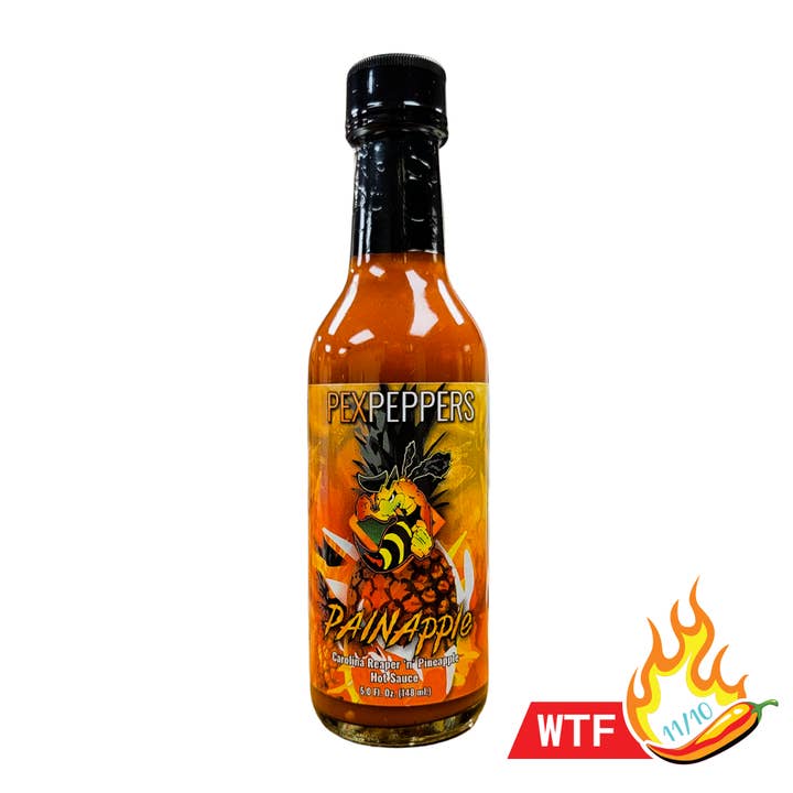 PexPeppers - Wholesale Hot Sauce - Painapple Carolina Reaper and Pineapple Hot Sauce