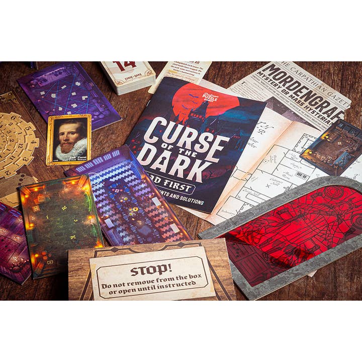 Professor Puzzle USA, Inc. - Wholesale Board Game - Curse of the Dark Escape Room Game