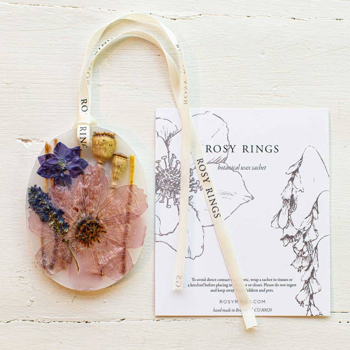 Rosy Rings - Wholesale Sachet - Roman Lavender Petite Botanical Sachet 1