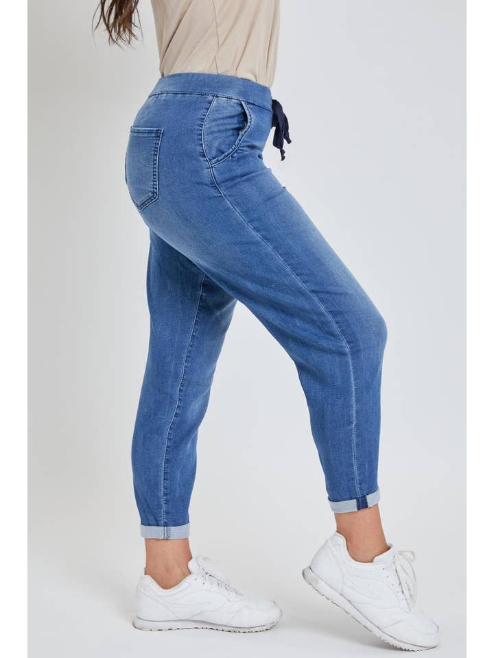 YMI - Wholesale Lounge Sweatpants/Joggers - Women's - Petite Kozy Fit Mid Rise Jogger-PP367649