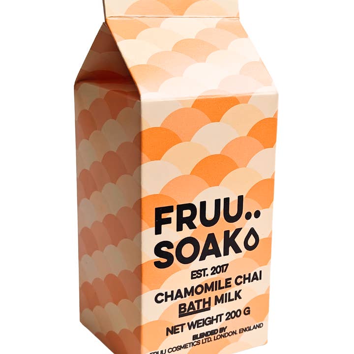 FRUU Chamomile Chai Oat Bath Soak for wholesale by FRUU Cosmetics