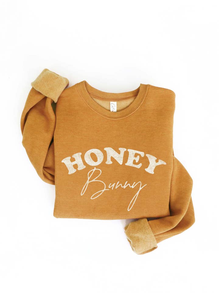 Sweatshirt Gráfica Honey BUNNY por atacado de OAT COLLECTIVE