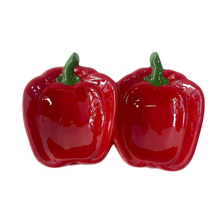 Concepts Tomato & Pepper Ceramic Serving Dish for wholesale by Concepts In Time