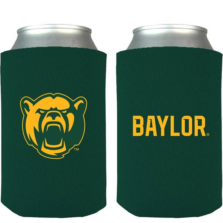 The Memory Company - Wholesale Drink Huggers & Koozies - Team Logo Can Insulator, Baylor Bears