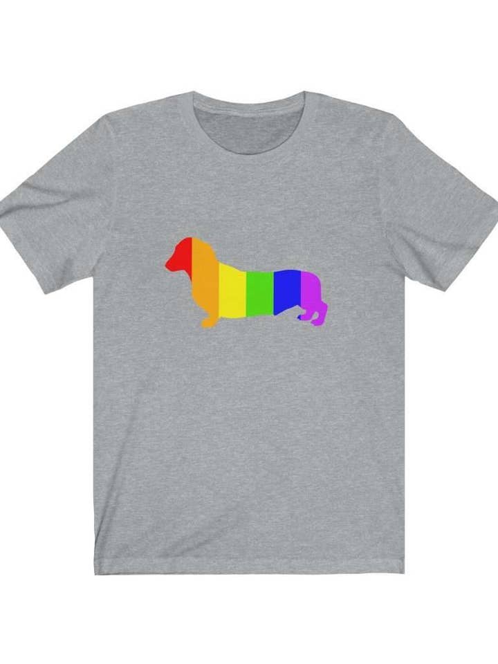 Pink N Paw - Wholesale Screen Printed T-Shirt - Unisex - I Love Weiners, Gay Pride - Short Sleeve Tee4