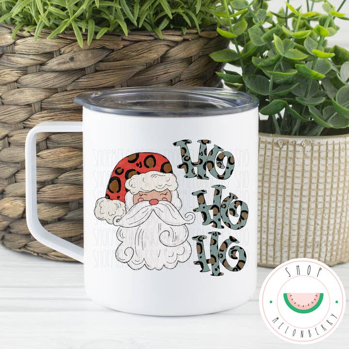 Ho Ho Ho Can Cooler, Tumbler or Travel Mug for wholesale by MelonBerry