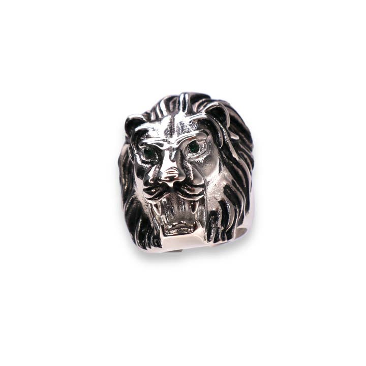 Jagged Halo Jewelry - Wholesale Cocktail/Statement Ring - Lann Lion Head Ring5