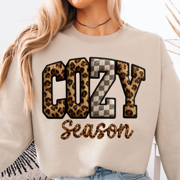 Cozy season (faux patch) for wholesale by Three Threads Co.
