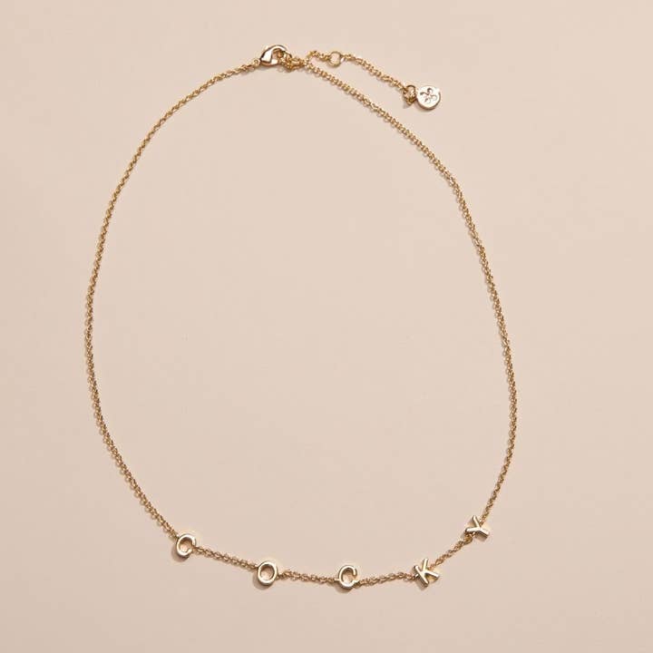 Nickel and Suede - Wholesale Pendant/Charm Necklace - University of South Carolina "COCKY" Initial Necklace2