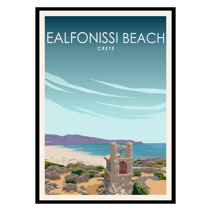 Kreta Grekland Affisch för wholesale av Places of Art