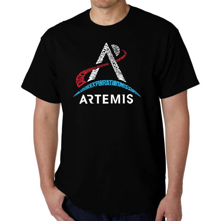 NASA Artemis Logo - Men's Word Art T-Shirt for wholesale by LA Pop Art
