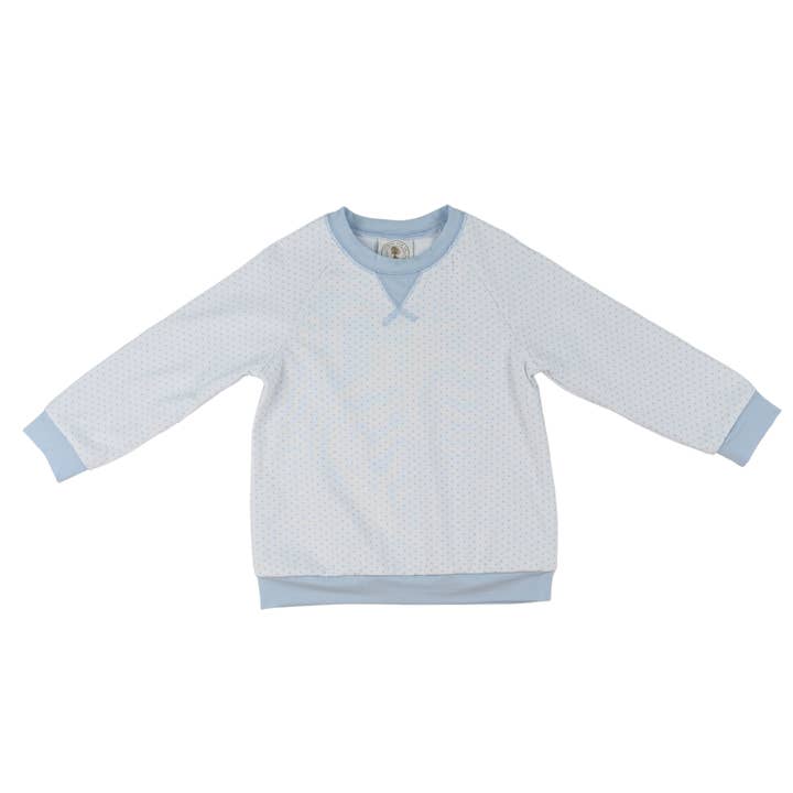 Cypress Row Childrens - Wholesale Sweatshirt - Kids - Blue Dot Preston Pullover
