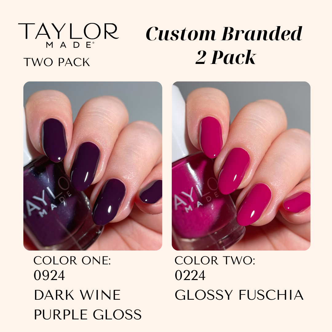 Taylor Made Polish – wholesale Nail polish – Custom Nail Polish: 2 Pack Long-wearing + Vegan + Non-toxic25