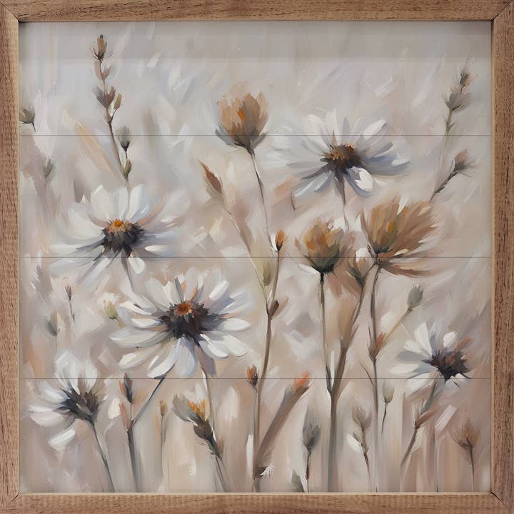 Neutral Daisy Field for wholesale by Kendrick Home