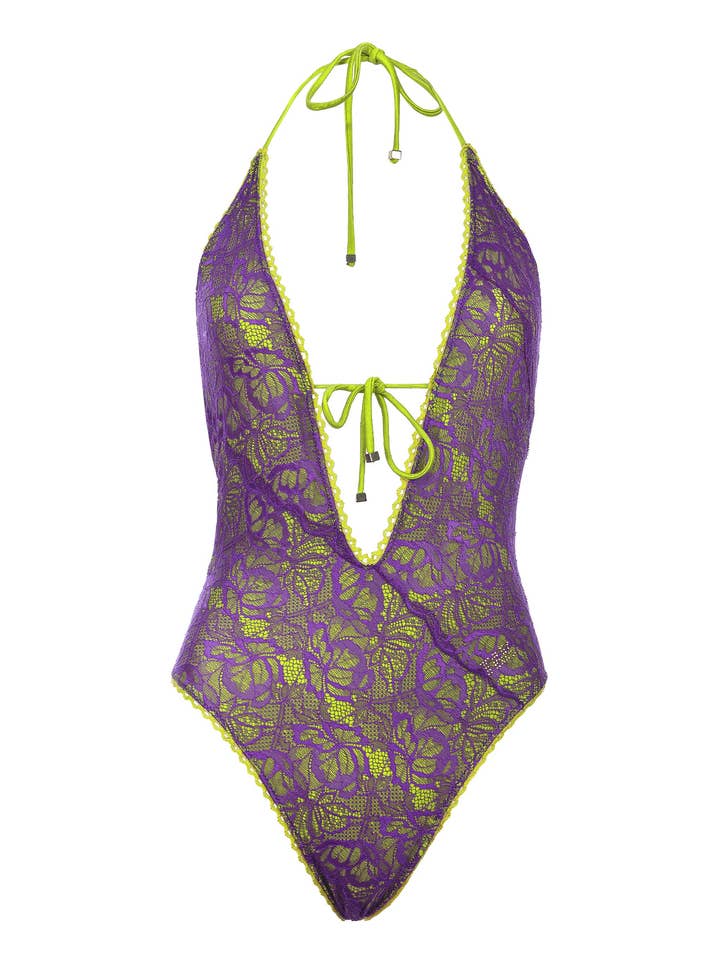 SOLNEDGÅNGSBAADDRÄKT - VIOLETT för wholesale av The Gold Key