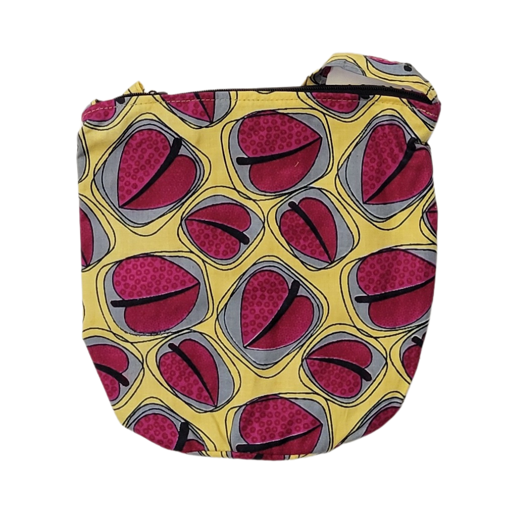 Unique Batik Fair Trade - Wholesale Crossbody Bag - Women's - African Wax Print Bucket Bag4