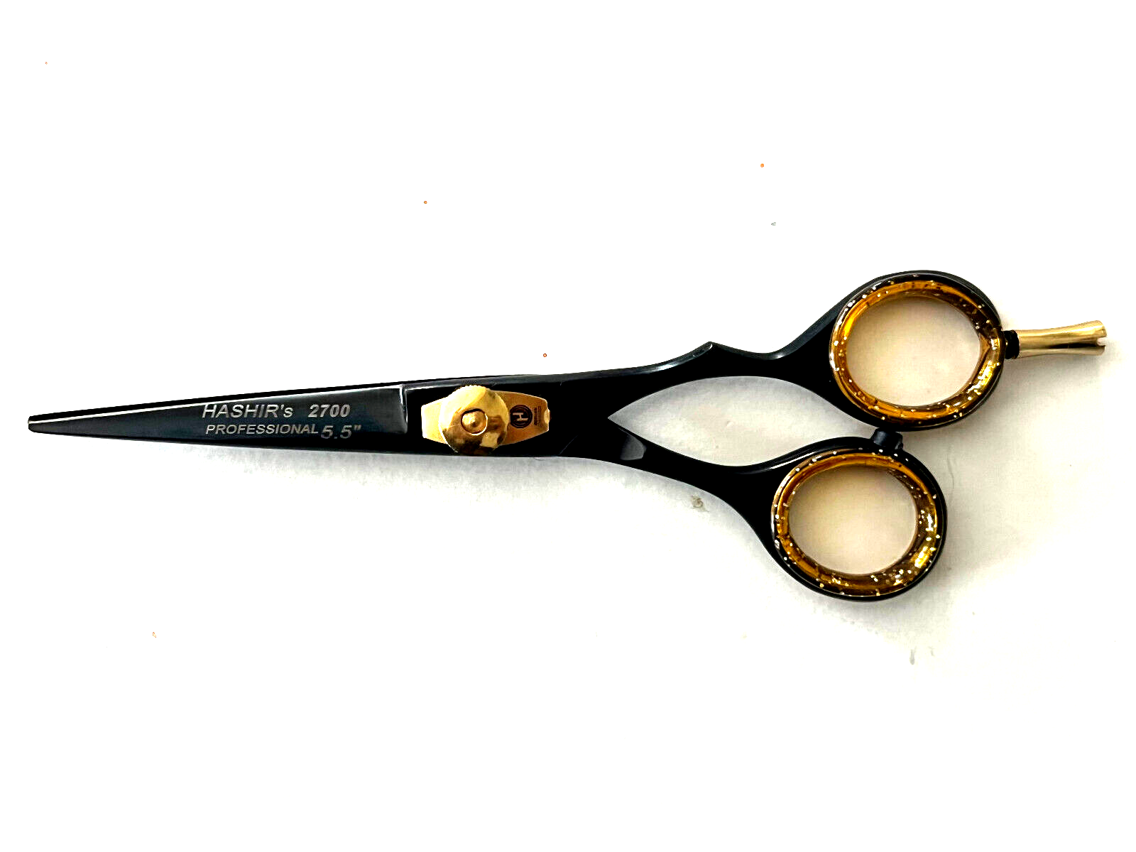 HASHIR PRODUCTS – wholesale Frisörsax – Professionella tyska grooming saxar i rostfritt stål 14 cm, svart design2