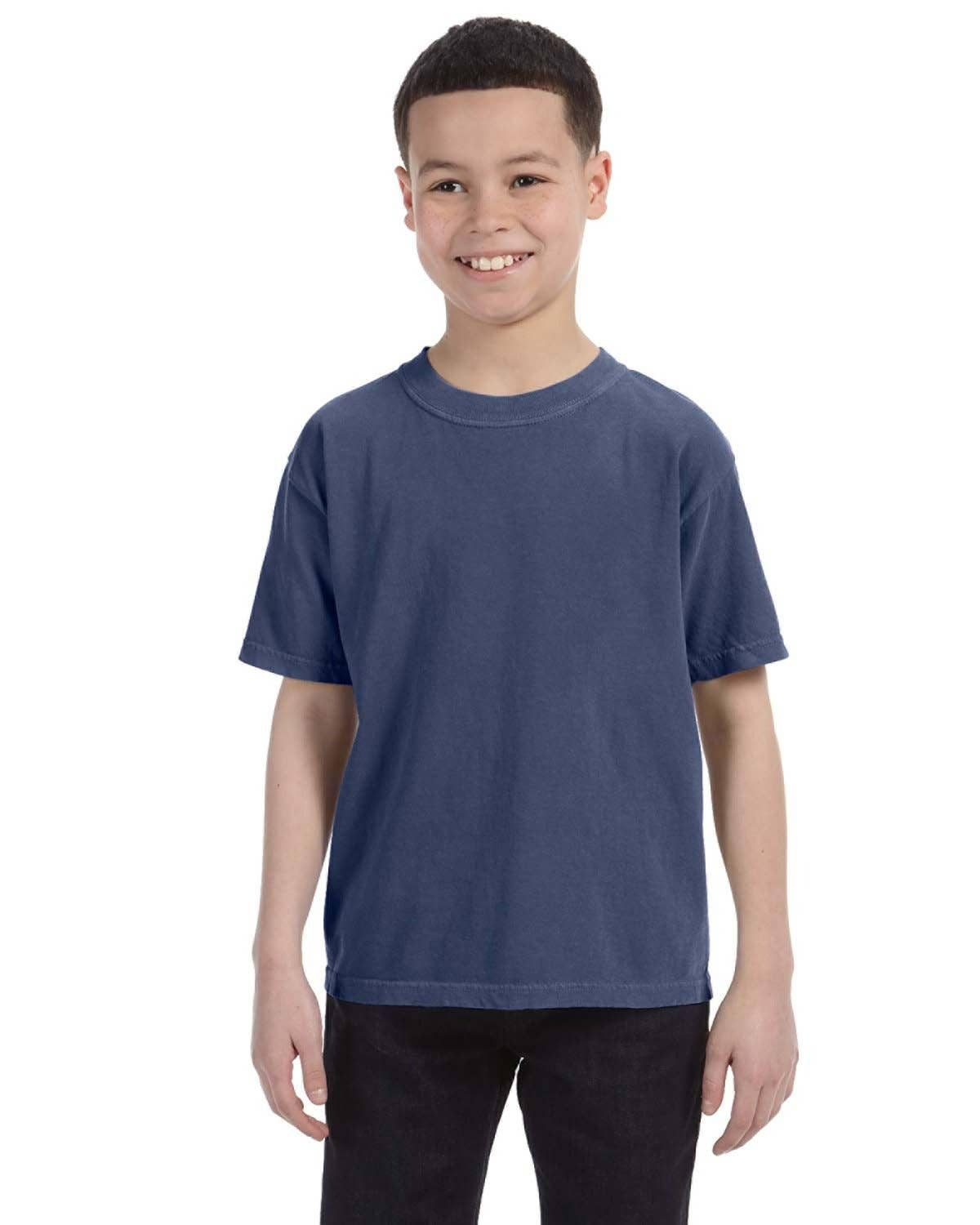 Total Apparel - Wholesale T-Shirt - Kids - Comfort Colors Garment-Dyed Youth Midweight T-Shirt | C901826