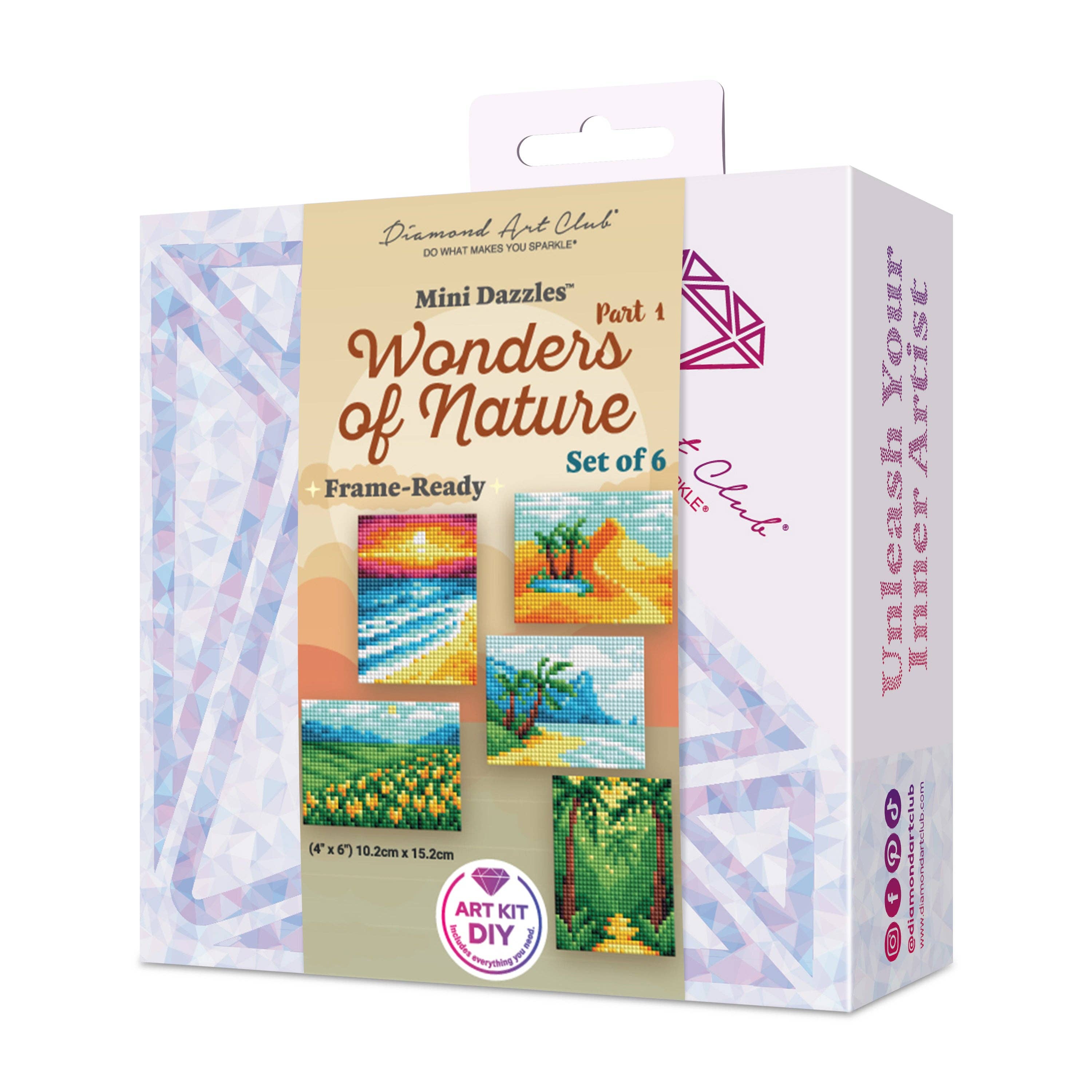Diamond Art Club - Wholesale DIY Craft Kit - Mini Dazzles™ - Wonders of Nature Part 13
