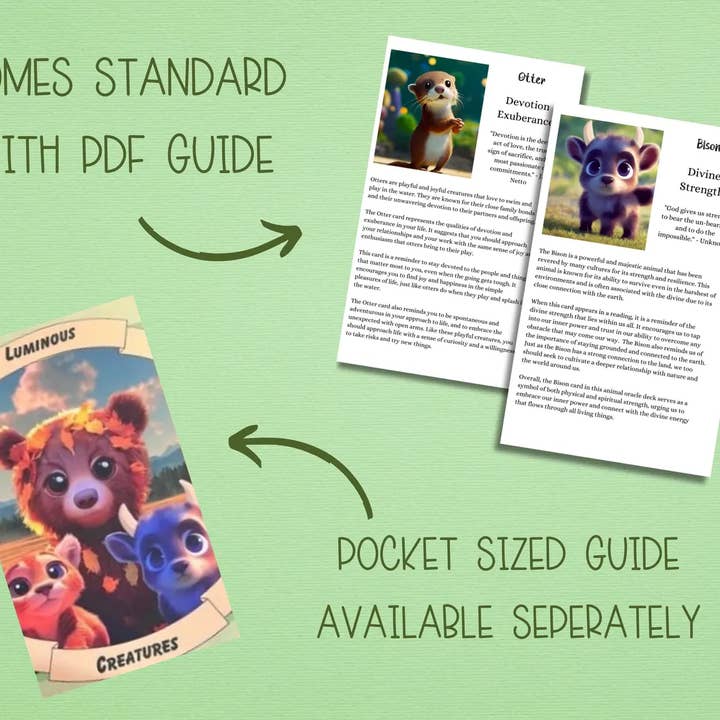 Zia Fox Studios - Wholesale Tarot Cards - Luminous Creatures Oracle4