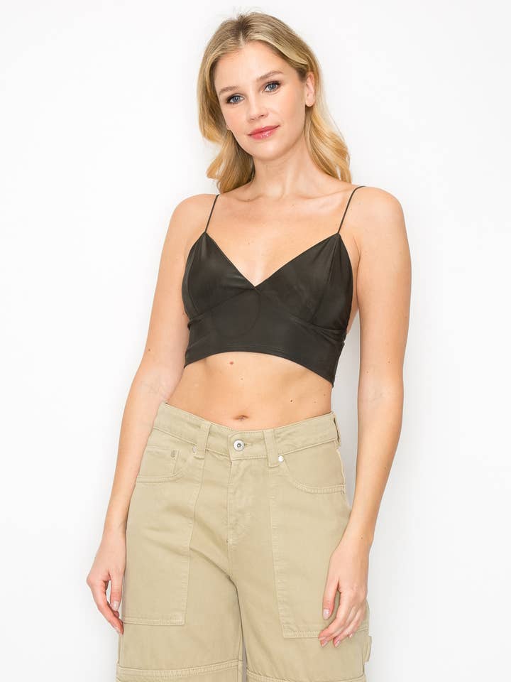 Bodycon Bralette (Olive) for wholesale by Makers of Dreams