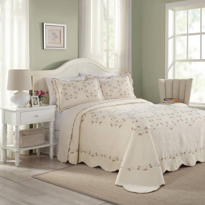 Peking Handicraft - Wholesale Bedding Set - Felisa Bedspread - Modern Heirloom