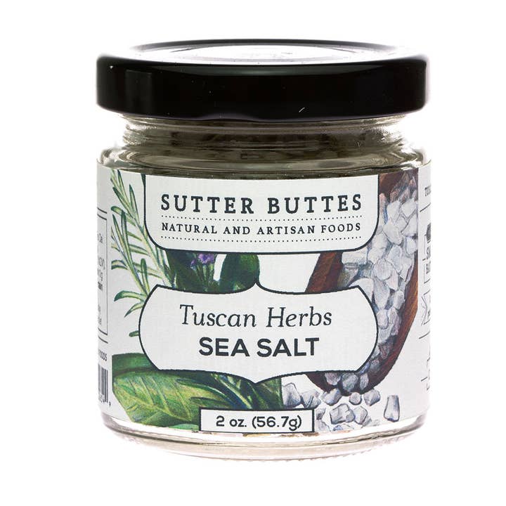 Tuscan Herb Sea Salt – Gourmet Italian Herb Infused Salt for wholesale by Sutter Buttes