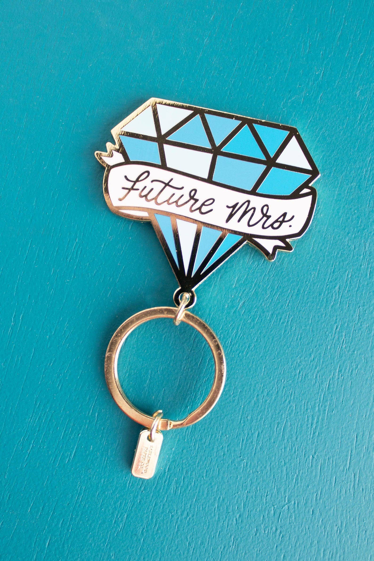 Sablewood Paper Company - Wholesale Keychain - Women's - Future Mrs. Enamel Keychain (Wedding)1