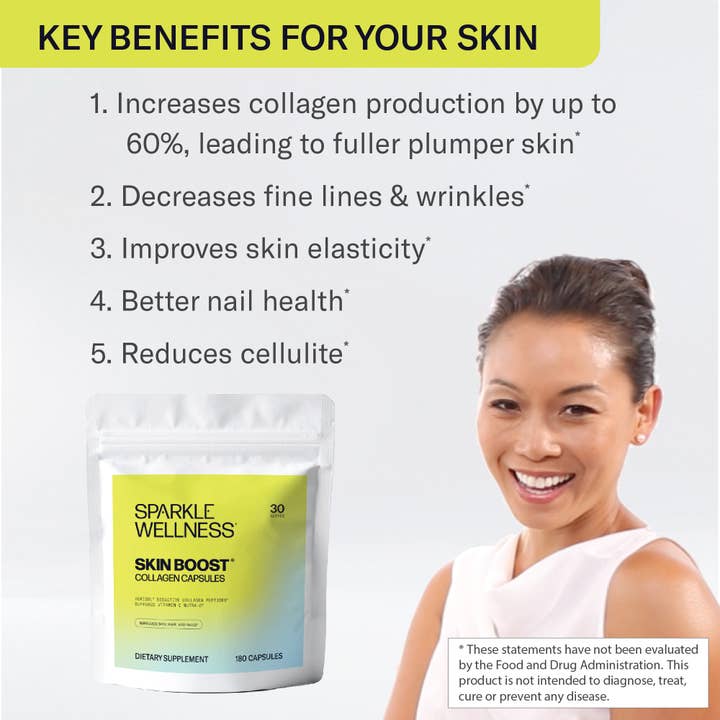Sparkle Wellness - Wholesale Oral Supplement/Vitamin - Skin Boost Collagen (Capsules)3