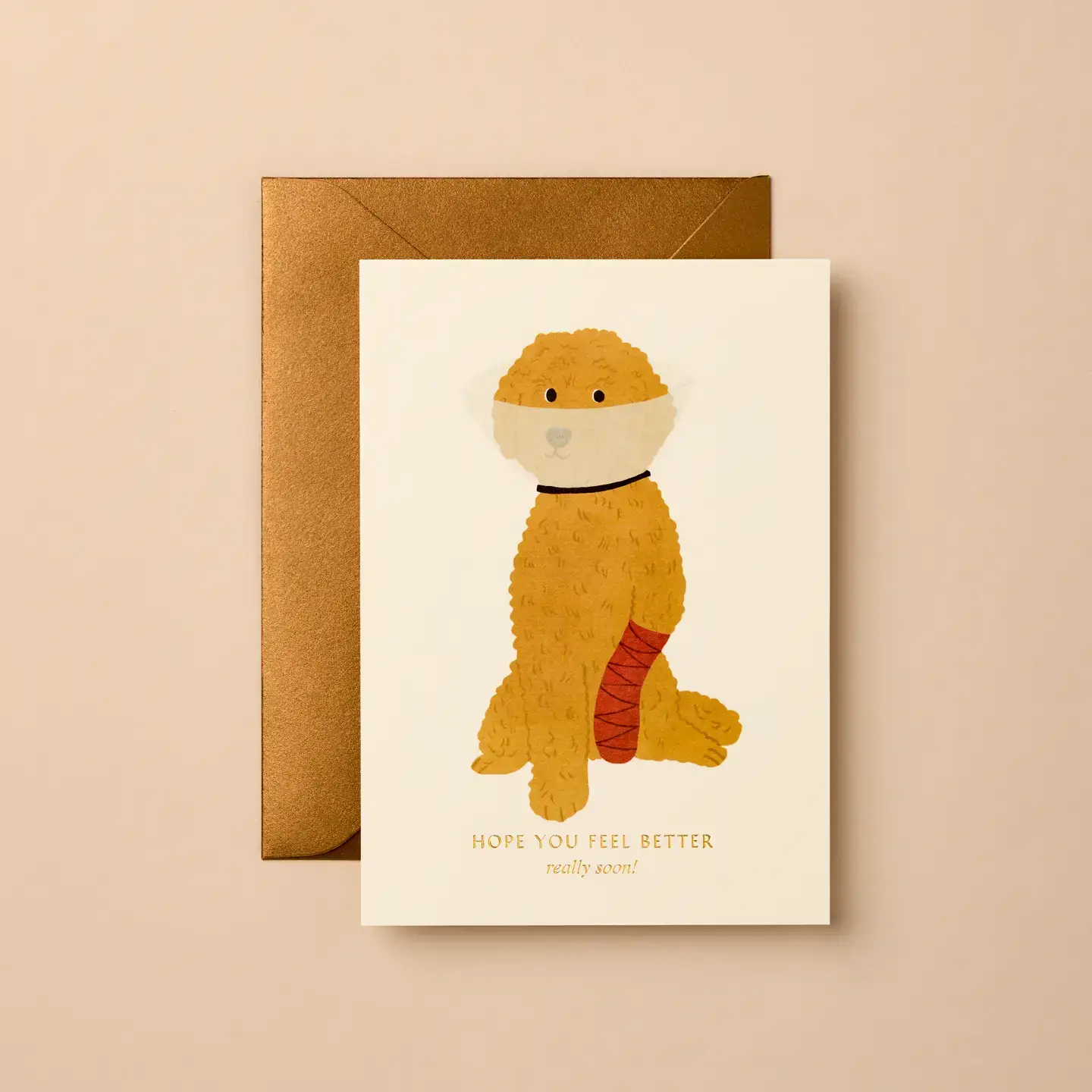 Gabrielle & Celine Greeting Cards Australia - Vente Carte de bon rétablissement - Carte de prompt rétablissement | Carte de vœux avec signature en feuille4