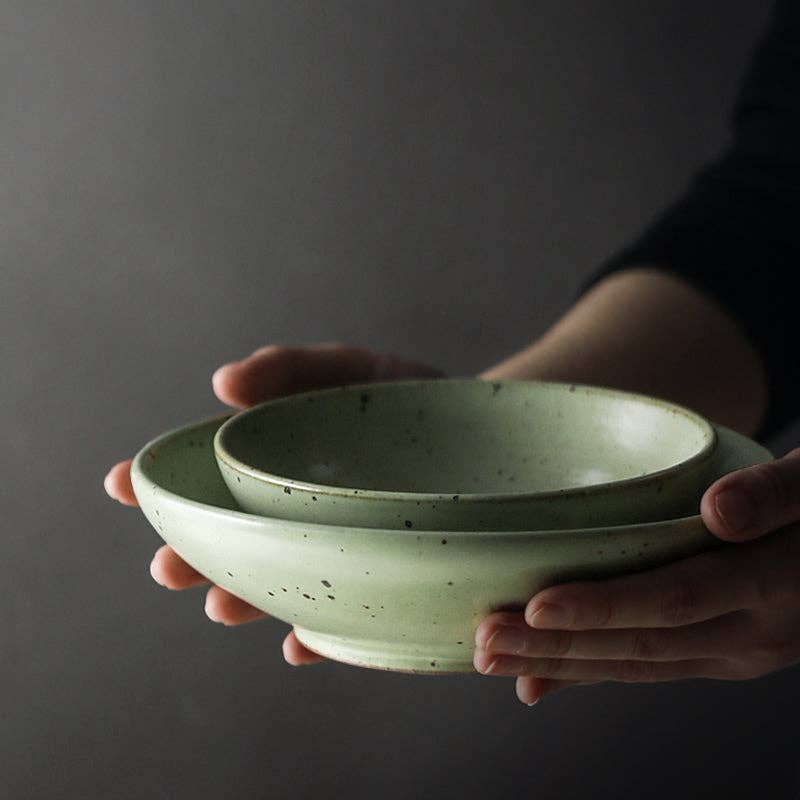 Gohobi （We cover U.S. import duties） – wholesale Dinner plate – Gohobi Jiutu Coarse Pottery Plate7