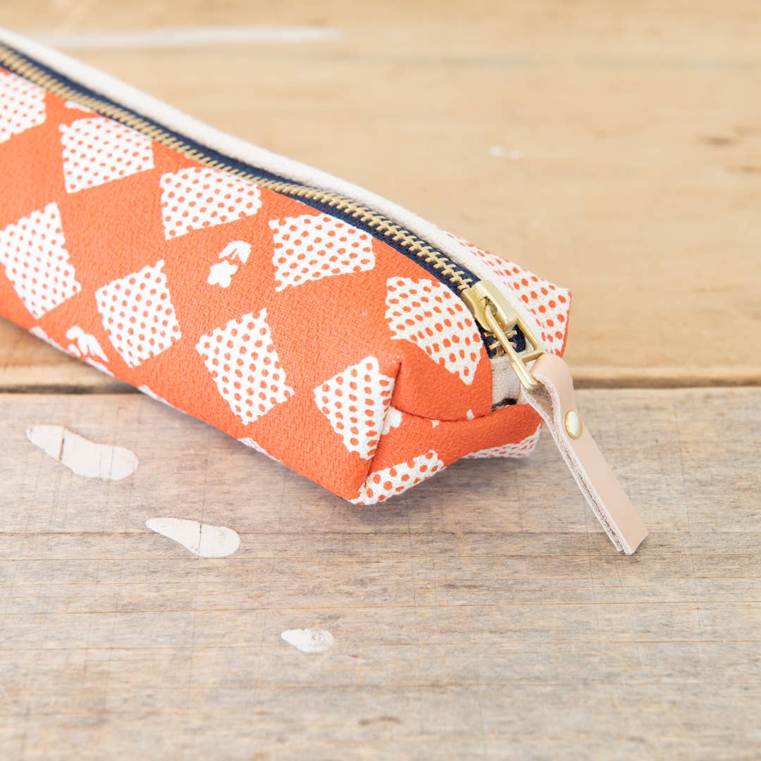 Erin Flett - Wholesale Pencil Case/Pouch - Checkered Quilt Pencil Bag24