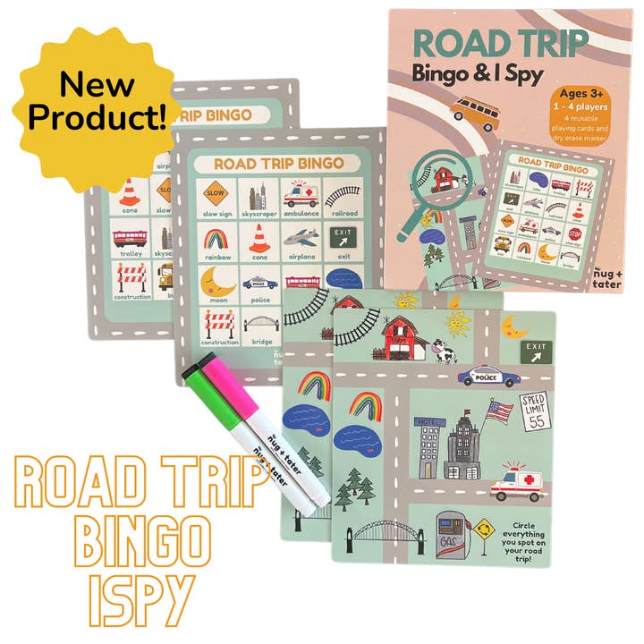 Road Trip Bingo/I SPY pour la vente par Nug + Tater