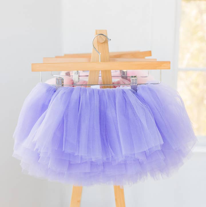 The Glam Goat - Wholesale Tutu - Kids - Full Layered Soft Purple Tutu, Full Tutu Skirt, Lavender0