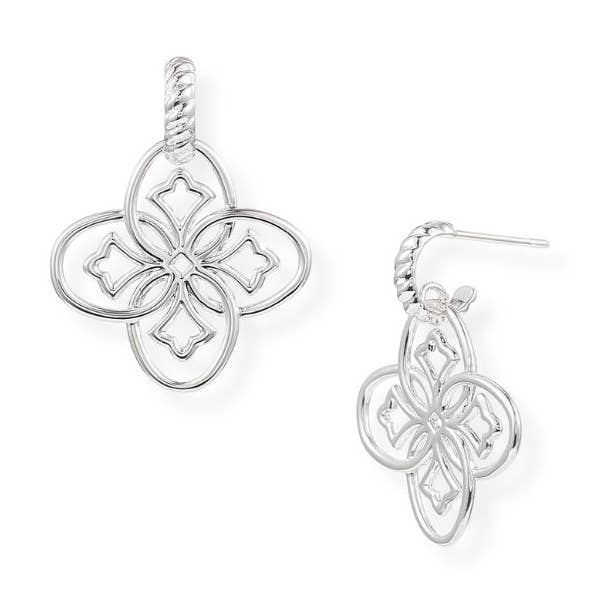 Heritage Mini Drop Earrings in Silver for wholesale by Natalie Wood Designs