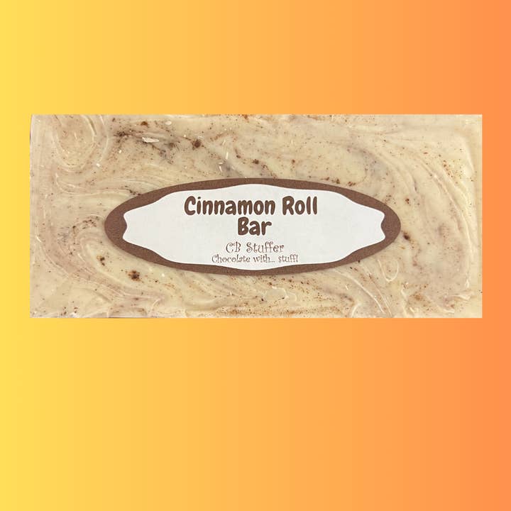 CB Stuffer - Wholesale Chocolate Bar - White Chocolate Cinnamon Roll Gourmet Bar