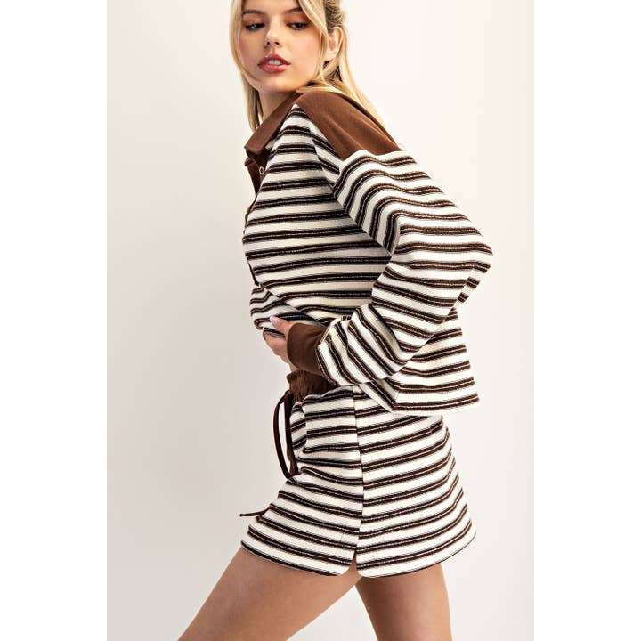 STYLE USA - Wholesale Skirt - Women's - NEW Striped Mini Skirt3